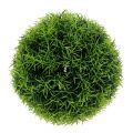 Floristik24 Palla decorativa in erba artificiale verde Ø18cm 1pz