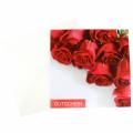 Floristik24 Buono regalo rose rosse + busta 1pz