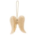 Ciondolo a forma di ala d'angelo in legno, decorazione da appendere, 12 cm | Floristik24.it