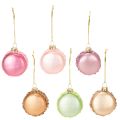 Floristik24 Ciondolo a forma di macaron per l'albero di Natale, 6 cm