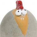 Floristik24 Figura decorativa gallo in cemento 12 cm 3 pezzi