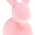 Floristik24 Bunny floccato colori pastello H13cm 6pz