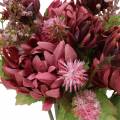 Floristik24 Mazzo di crisantemi mix viola 35cm