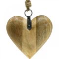 Floristik24 Cuore in legno, cuore decorativo da appendere, decorazione cuore H19cm