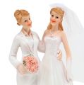 Floristik24 Figura di matrimonio coppia femminile 17cm