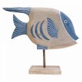 Floristik24 Pesce in legno deco grande, pesce decorativo in piedi H30cm