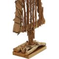 Floristik24 Decorazione in legno di abete decorazione in legno rami naturali viti 25x10x50cm