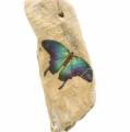 Floristik24 Ciondolo legni con farfalla 8-13 cm 36 pezzi