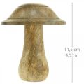 Floristik24 Fungo in legno con scanalature decorazione in legno fungo in legno di mango naturale 11,5×Ø10cm