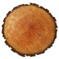 Floristik24 Disco in legno di ontano naturale Ø20cm - 24cm