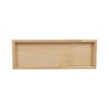Floristik24 Vassoio in legno vassoio decorativo in legno rettangolare naturale 40×14×2,5 cm