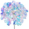 Floristik24 Ramo di ortensia artificiale fiorita in colori iridescenti, 36 cm, 2 pezzi