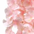 Floristik24 Ghirlanda di fiori decorativa rosa chiaro artificiale 135cm 5 fili