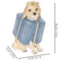 Statuetta decorativa di un cucciolo seduto in una confezione regalo, 20 cm | Floristik24.it