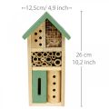 Floristik24 Insect Hotel Green Nesting Aid Garden Casetta per insetti H26cm