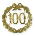 Floristik24 Numero anniversario 100 in oro