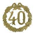 Floristik24 Anniversario numero 40 in oro