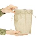 Borsa di juta 13,5×11 cm H25 cm | Floristik24.it