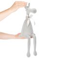 Statuetta natalizia di renna dalle zampe lunghe, da appoggio su una mensola, 54 cm | Floristik24.it