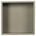 Vaso cubico verde, 22 cm, con