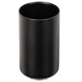 Floristik24 Portacandele magnetico rotondo, nero opaco, per candele coniche da 25 mm, confezione da 4 pezzi