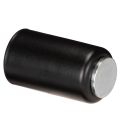 Portacandele magnetico rotondo, nero opaco, per candele coniche da 25 mm, confezione da 4 pezzi | Floristik24.it