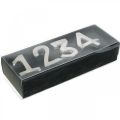 Floristik24 Numeri dell&#39;Avvento Candele Candela Pin Numeri Avvento 4,5 cm 4 pezzi