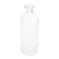Floristik24 Portacandele bottiglie decorative mini vasi in vetro trasparente H19,5 cm 6 pezzi