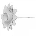 Floristik24 Candeliere fiore in metallo candeliere da attaccare Bianco Shabby Ø9cm