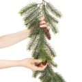 Ramo di pino decorativo, ghirlanda artificiale per composizioni invernali, 190 cm | Floristik24.it