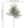 Ramo di pino artificiale con pigne, invernale, 40 cm | Floristik24.it