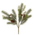 Floristik24 Ramo di abete artificiale con decorazione a pigna, 41 cm