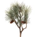 Floristik24 Ramo di pino artificiale con pigne, decorazione per soggiorno, 93 cm