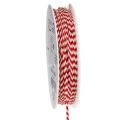 Floristik24 Cordino con motivo a zigzag in rotolo per lavori creativi e confezioni regalo, diametro 3 mm, lunghezza 20 m