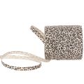 Floristik24 Nastro regalo con stampa leopardata per decorazioni creative, nastro arricciabile 10 mm 100 m