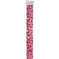 Nastro decorativo, stampa leopardata, rosa, nastro arricciabile per confezioni regalo e lavori creativi, 10 mm, 100 m | Floristik24.it