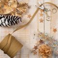 Nastro regalo marrone, nastro arricciato, materiali artigianali sostenibili, 10 mm x 100 cm | Floristik24.it