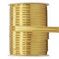 Floristik24 Nastro arricciacapelli nastro regalo oro con strisce dorate 10 mm 250 m