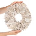 Decorazione per albero a forma di ghirlanda in spugna naturale, 37 cm | Floristik24.it