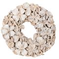 Floristik24 Ghirlanda con fiori di loto, decorazione naturale, fiori secchi, 35 cm