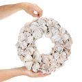 Ghirlanda con fiori di loto, decorazione naturale, fiori secchi, 35 cm | Floristik24.it