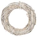 Floristik24 Ghirlanda di rami per porta, grande decorazione 40 cm