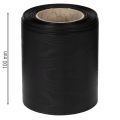 Nastro ghirlanda nero 100 mm 25 m - nastro da lutto, nastro a fiocco, nastro decorativo, forniture per fioristi | Floristik24.it