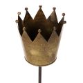 Corona decorativa su bastoncino, decorazione vintage per piante in vaso, 73 cm | Floristik24.it