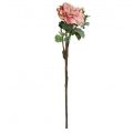 Floristik24 Rose artificiali fiore e boccioli fiore artificiale rosa 57cm