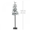 Floristik24 Decorazione artificiale per albero di Natale con neve 120 cm