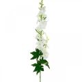 Floristik24 Delphinium artificiale bianco delphinium fiore artificiale fiori di seta 98 cm