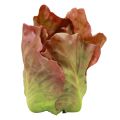 Floristik24 Testa di lattuga artificiale, manichino alimentare, verdure decorative, 14 cm