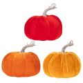 Zucca in tessuto come decorazione da tavola, decorazione autunnale, 13 cm, 3 pezzi | Floristik24.it