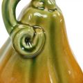 Floristik24 Zucca decorativa in ceramica arancione, verde assortita H7.5/10/11cm 3pz